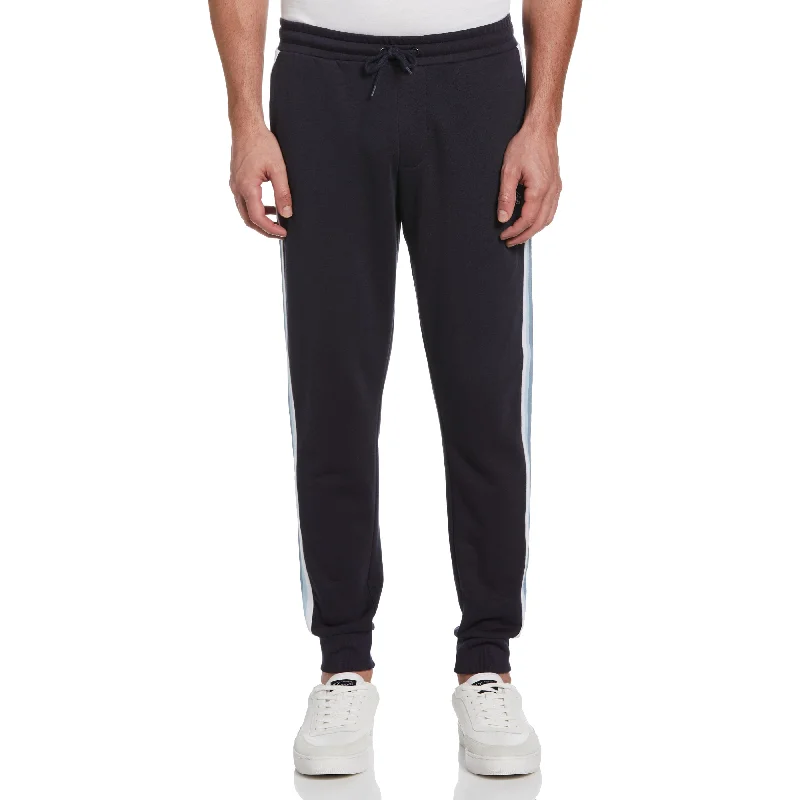 Men's Patterned Pants with Camouflage PrintsSide Stripe Track Pant