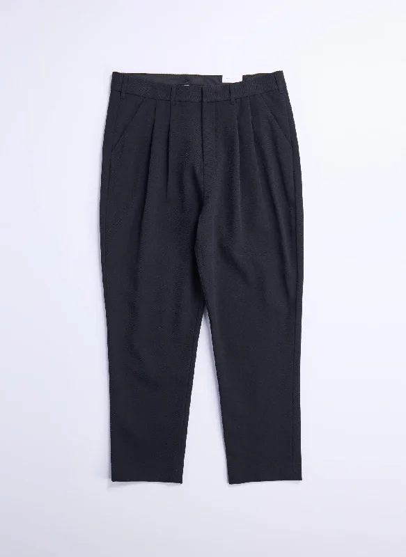 Men's Pants with Stain-Resistant TreatmentSolotex Garbardine (Work) Ankle Length Relax Tapered Pants [P-10]