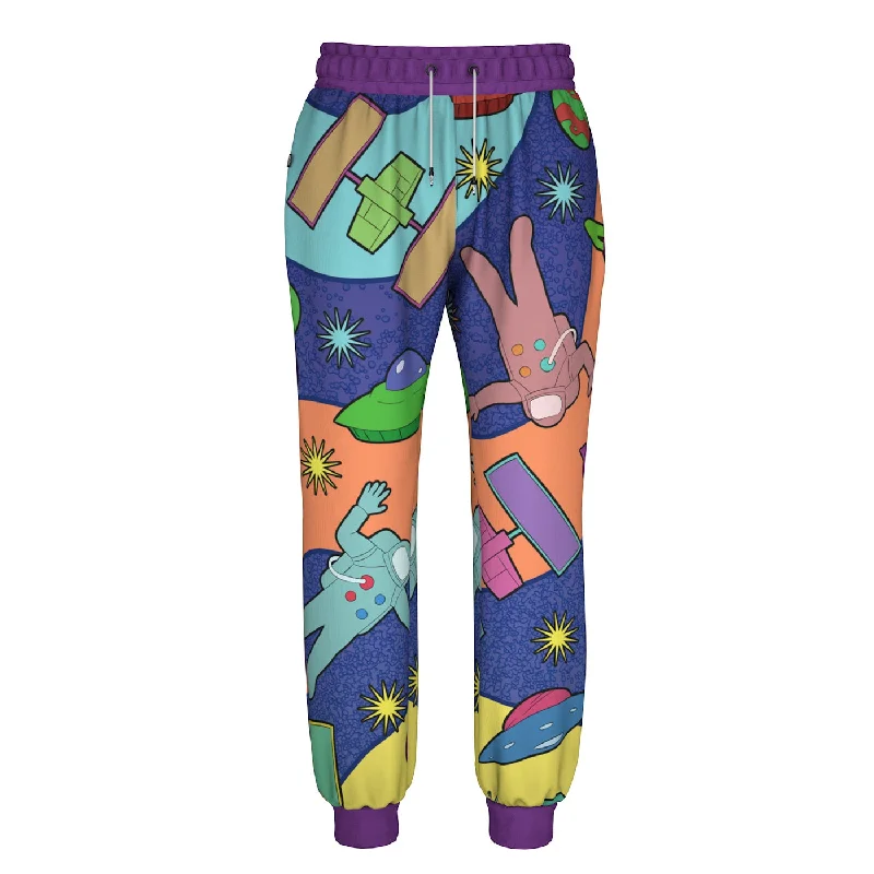 Men's Pants with Stain-Resistant TreatmentSpaceships Sweatpants