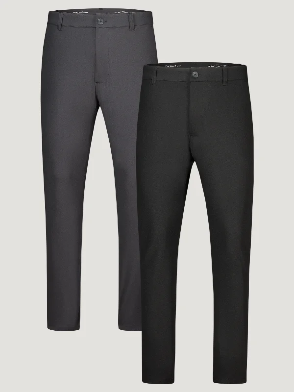 Men's Pants with Patch PocketsStretch Tech Pant Monochrome 2-Pack