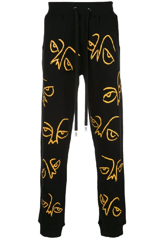 Men's Pants with Embroidered DesignsSTROKE OF A KIND KNIT JOGGER