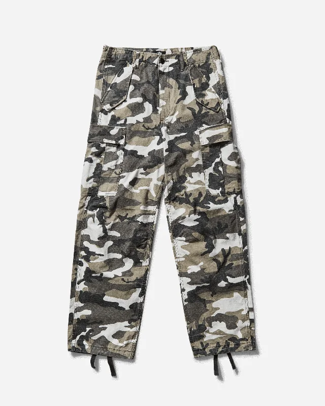 Men's Pants with Contrast WaistbandsMen's Ripstop Cargo Pants Snow Camo
