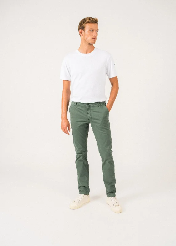 Men's Skinny Jeans for a Trendy LookVoile Hiver chino pants - in stretch cotton twill (VEGETAL)