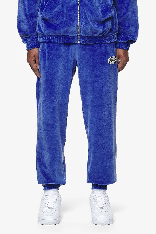 Warm Men's Fleece-Lined PantsWeaver Oversized Velour Pants Magic Violet