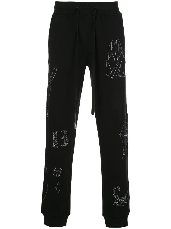 Men's Velcro-Closure Pants for ConvenienceWEBBED UP JOGGER BLACK