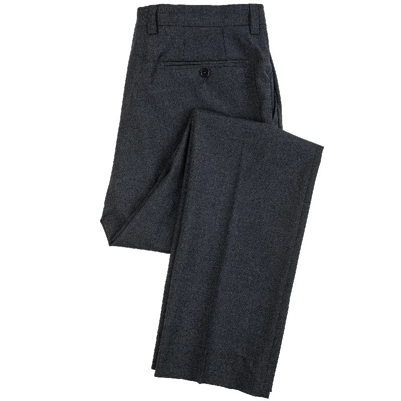Men's Low-Waisted Pants for a Casual VibeWool Chino - Charcoal Grey