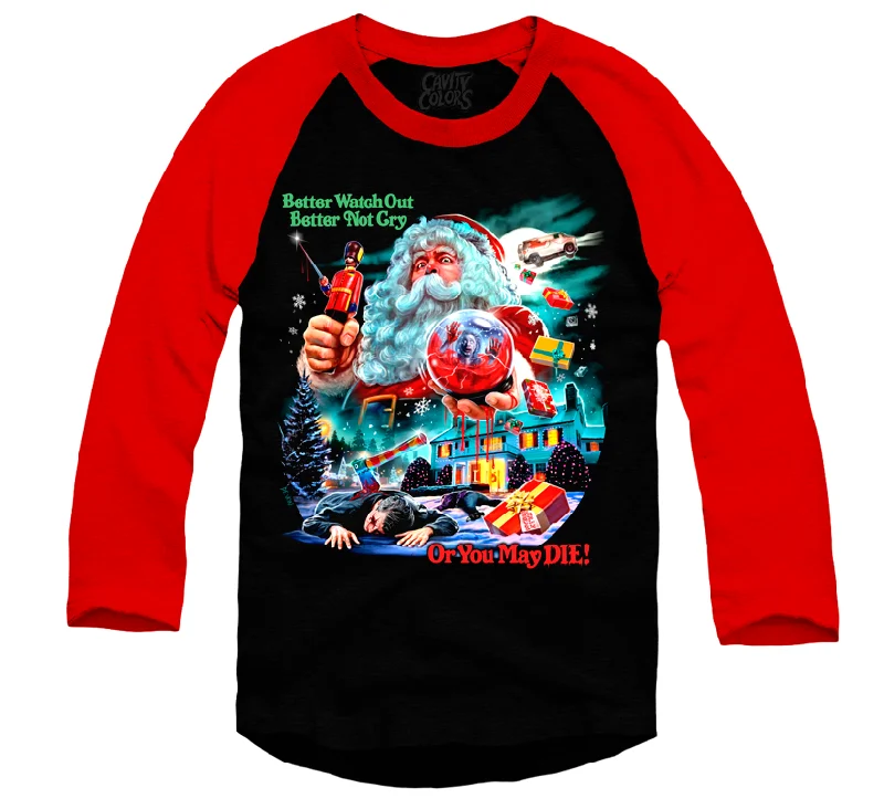 Men's Pants with Side PocketsYOU BETTER WATCH OUT - BASEBALL SHIRT
