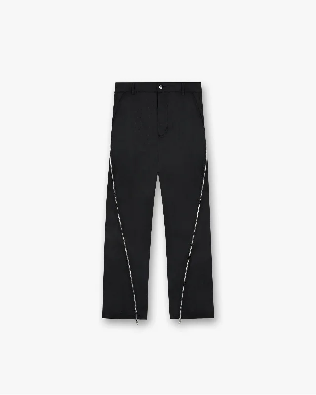Men's Bike Shorts for CyclingZip Panel Pant - Jet Black