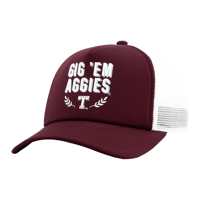 Gig 'Em Aggies Vault Foam Trucker Hat