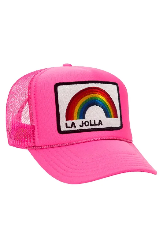 LA JOLLA RAINBOW VINTAGE TRUCKER HAT