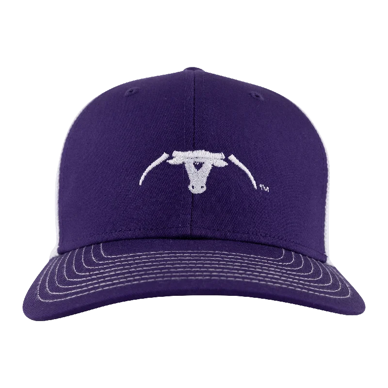 Purple Saw 'Em Off Mesh Hat