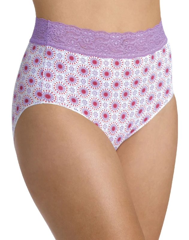 Violet Geo Print