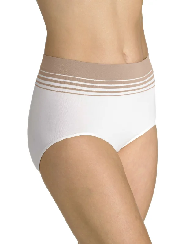 Nude/Off White Stripe
