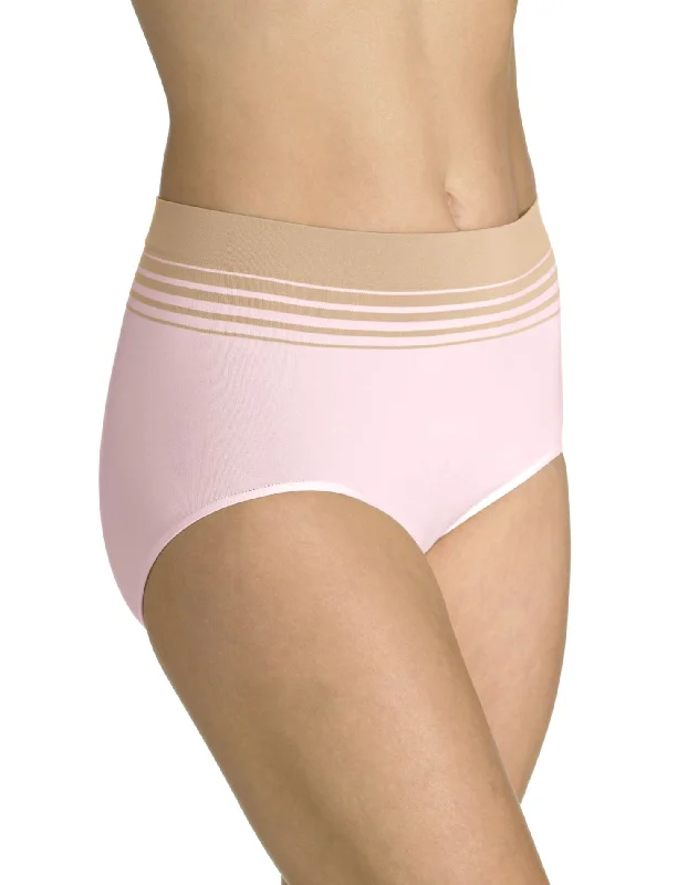 Silken Pink/Toffee Stripe
