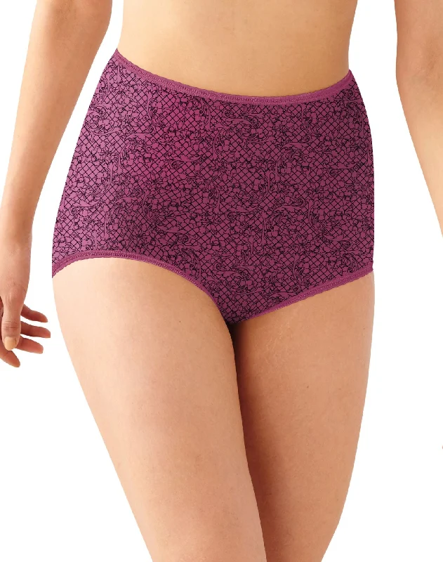 Cerise Lace Print