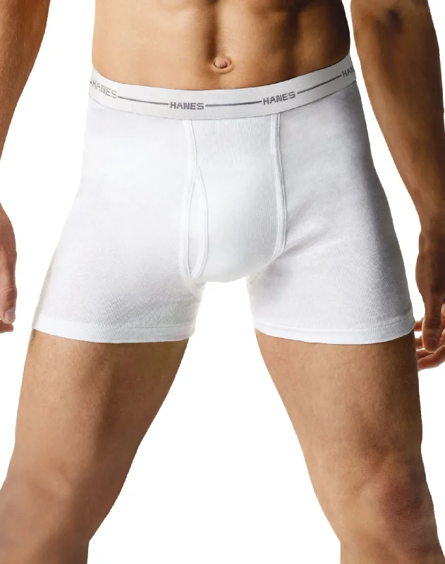 Hanes Men`s TAGLESS® ComfortSoft® Boxer Briefs with Comfort Flex® Waistband